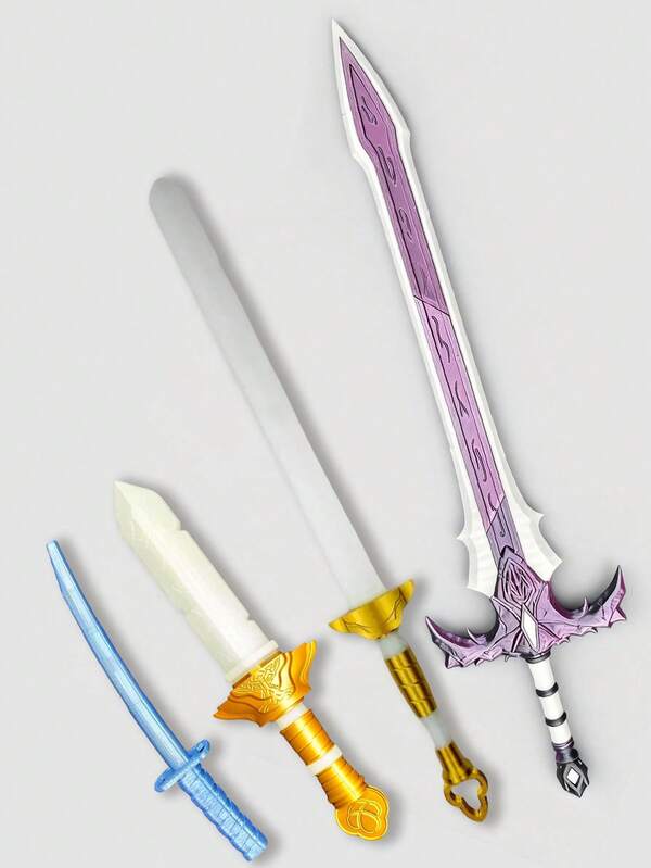 3D Printed Luminous Cosplay Sword, Traditional Korean Sword Samurai Katana, DIY Assembly Prop, Party Gift