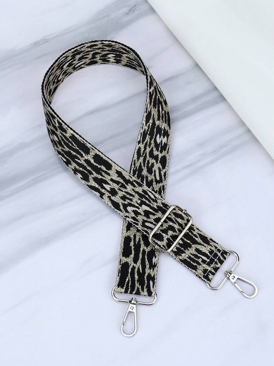 Phụ kiện dây đeo vai co giãn nhiều màu sắc thời trang Xuân/Hè 2026, họa tiết da báo, thiết kế tháo nhanh một chạm, tương thích với túi đeo chéo, túi đeo vai, túi vuông, túi xách tay, túi xách nữ, lý tưởng để làm quà tặng hoặc sử dụng cá nhân. - Nhiều màu - Xem 1