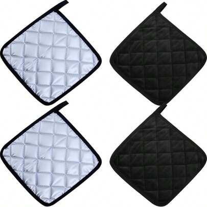 4件套耐热厨房手套、杯垫、台面垫、烘焙配件