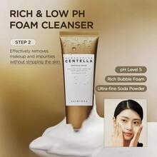 SKIN1004 Madagascar Centella Double Cleansing Duo Set, Cleansing Oil 200ml + Ampoule Foam 125ml, Makeup Removal, Exfoliating, Hydrating, Pore Cleansing, EWG Green Grade, Sensitive Skin Friendly, Korean Skincare, Best Korean Skincare, Top Selling Cleaning Oil, Best Selling Face Wash, Summer, Mother's Day Gift, Best Gift Set, Bikini - Cleansing Duo Set - 查看 5