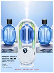 智能自动香薰机空气清新剂卫生间浴室香薰精油分配器加湿器净化喷雾器客厅卫生间除臭精油扩散器USB多模式LED数字显示屏家用壁挂式显示器办公室香氛 - 小型香薰機 - 查看 16