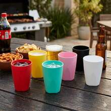 Set Of 30 Colorful Plastic Cups 330ml For Schools, Daycare Centers, And Parties - Assorted - View 6