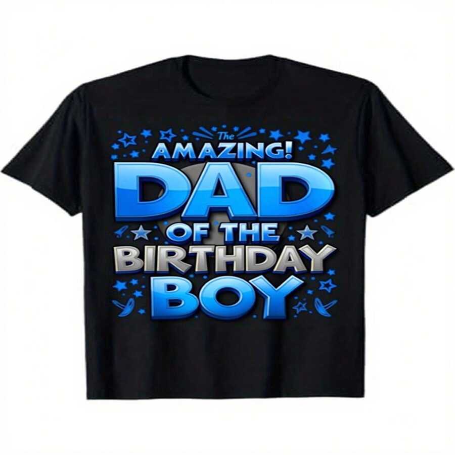 American Street Creative Pattern Slim Fit Men'S T-Shirt | 100% Pure, Short Sleeve, 180g, New All-Matching Black, Crew Neck, Printed, Breathable, Washable - màu đen - Xem 1