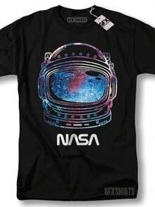 Galaxy Shirt Space Astronaut Space X Gift Graphic T-Shirt-2 - màu đen - Xem 1