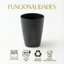 Set Of 30 Colorful Plastic Cups 330ml For Schools, Daycare Centers, And Parties - Black - View 5