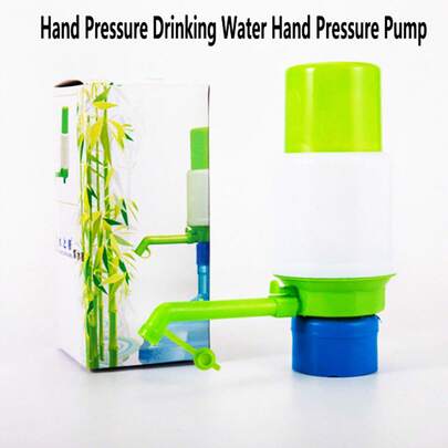 Set de 2 bombas de agua manuales, dispensador de agua de cubo con bomba de presión manual de color y estilo aleatorio