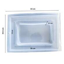 Molde para Gelatina  Rectangular con encaje  capacidad de 3.8 L Aproximadamente - Ver 3