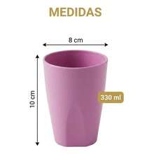 Set Of 30 Colorful Plastic Cups 330ml For Schools, Daycare Centers, And Parties - Lilac - View 4