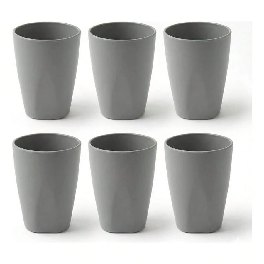 Set Of 30 Colorful Plastic Cups 330ml For Schools, Daycare Centers, And Parties - Grey - View 1