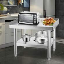 Stainless Steel Equipment Grill Stand 24 X 24 X 24 Inches 24 X 28 X 24 Inches 36 X 30 X 24 Inches 48 X 30 X 24 Inches 60x30x24 Inches Stainless Table, Grill Stand Table With Adjustable Storage Undershelf, Equipment Stand Grill Table For Hotel, Home, Restaurant Kitchen - 24 x 28 x 24 inch - Xem 9