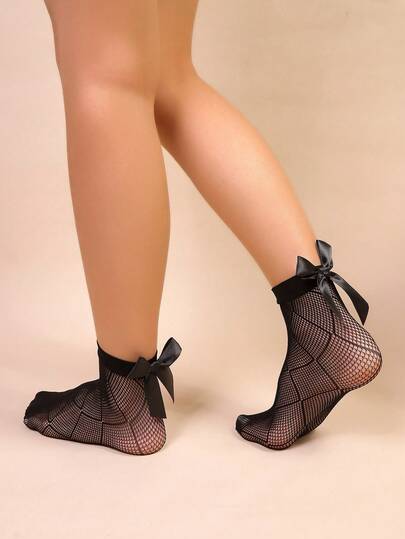 1. Women's Thin Ankle Socks\N2. Women's Bow Tie Calf Socks\N3. New Floral Print Mid-Calf Socks\N4. 3D Bow Tie Women Socks