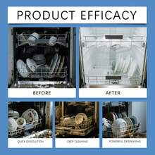 jakehoe 12pieces Dishwasher Cleaning Effervescent Tablets - Degreasing, Stain Removal, Limescale Remover, Household Cleaning, Kitchen Cleaner - Solid State - View 9