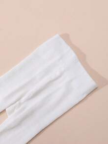 3 pares de mallas de algodón minimalistas de unicolor y malla para niñas, para primavera/verano - Multicolor - Ver 7