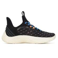 Under Armour CURRY 9 Outdoor & Casual Lightweight Comfortable Sports Sneakers 3025684-004 - Black/Blue/White - View 2