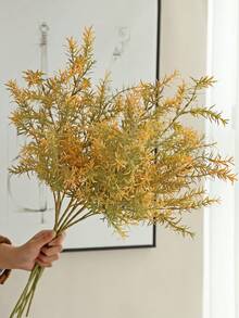 1 cây cỏ nhân tạo giả, cây bụi, cây cảnh trang trí sân vườn, hiên nhà, sân thượng, trong nhà, chống tia UV. - quả cam - Xem 5