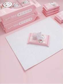 Dissolvable Wet Toilet Paper, Small Pack Portable Adult Feminine Private Part Cleaning Wet Wipes, Flushable - Multicolor - View 6