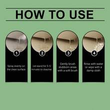 Multi-Purpose Bathroom Cleaner, Household Degreasing & Descaling Spray Cleaner - 120ml - View 9