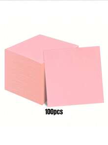 Colored Plain Disposable Paper Napkins, Square Handkerchief Paper For Party, Birthday Gathering - Multicolor - View 22