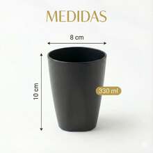 Set Of 30 Colorful Plastic Cups 330ml For Schools, Daycare Centers, And Parties - Black - View 4