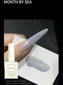 1支/12毫升 2026春夏新款星光钻石闪粉美甲胶 – 白色增白流行美甲闪粉钻石胶，全新升级速干耐磨美甲设计套装，多功能，可搭配LED灯和UV底胶使用，含封层，可实现愈合效果。持久长达28天。 - 彩色 - 查看 6