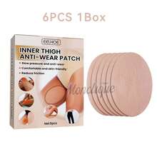 6pcs Extra Large Thigh/Ankle Anti-Chafing Friction Patches, Comfortable Non-Binding Flexible Waterproof Protective Tapes, Suitable For Fitness, Running, Sports, Summer Use To Protect Thighs, Legs, Knees, Ankles - View 7