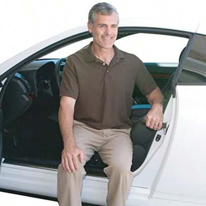 Able Life Auto Assist Grab Bar Portable Vehicle Port Handle For Standing Assistance Ergonomic Cane With Built-In Key Partment For Adults Seniors And Elderly