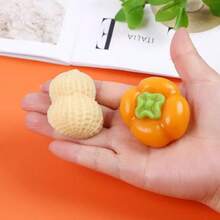 1 套 - 2026 新款“柿子花生”挤压玩具 - 寓意吉祥的减压玩具，创意治愈桌面摆件 - 节日礼物，创意惊喜，完美礼物 - 彩色 - 查看 4
