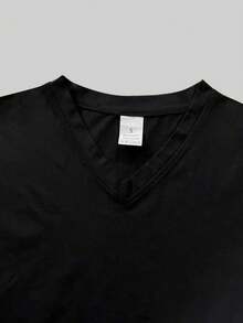 Áo nữ thiết kế theo yêu cầu - Áo cổ chữ V tùy chỉnh, thêm ảnh, họa tiết, hình in quảng cáo, khẩu hiệu, tên, số may mắn, ngày gặp mặt, ngày kỷ niệm, tự thiết kế áo hoodie/áo đồng phục nhóm in hình cá nhân hóa cho các buổi tiệc cùng bạn bè. - màu đen - Xem 5