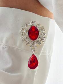 1 st/2 st manschettknappar med diamanter för skjortor, vintageknappar, klädaccessoarer, present, alla hjärtans dag-dekoration - Guld - Visa 3