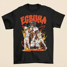 Emeke Egbuka Cartoon Style Tampa Bay Football T-Shirt - màu đen - Xem 8