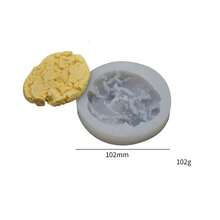 DIY香薰蜡烛、肥皂、树脂工艺品硅胶模具 - 逼真的三角形面包、饼干造型，可重复使用，不粘设计 - A-白色 - 查看 4