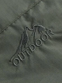 Men's Outdoor Windbreaker Jacket, Wind & Water Resistant, Suitable For Outdoor Hiking And Leisure, Spring/Autumn - Army Green - View 7