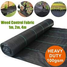1m/2m/4m Wide/100GSM Control Fabric Membrane Garden Ground Cover Mat - 2米寬 - 查看 1