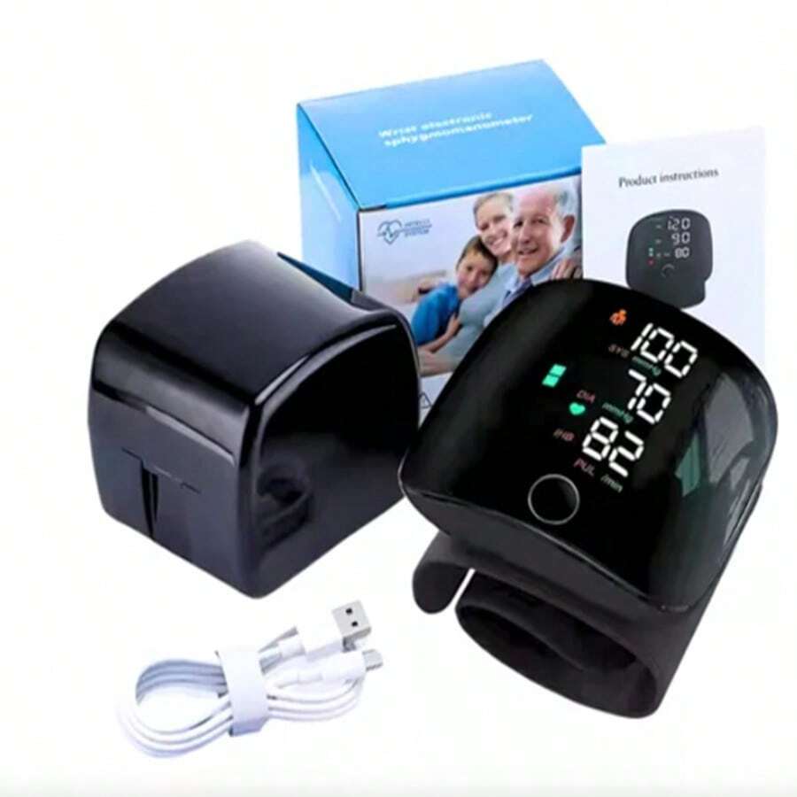 TENSIÓMETRO DIGITAL INTELLI SYSTEM MUÑECA NEGRO PRESIÓN ARTERIAL PULSO - ALPES-GRIS - Ver 1
