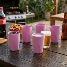Set Of 30 Colorful Plastic Cups 330ml For Schools, Daycare Centers, And Parties - Lilac - View 6