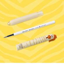 4pcs/Set Pony Style Neutral Pens, 0.5mm Quick-Drying Black Ink, Creative Animal Design Writing Pens, Office Supplies - Sets - View 5