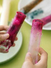 50/100/200个透明冰棒袋，家用冰棒模具，密封，耐低温，适用于果汁、可乐、水果、冷冻食品 - 彩色 - 查看 9