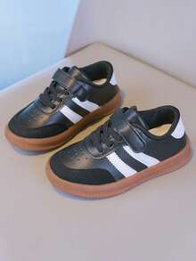 1 Pair Unisex New Breathable Low-Top Sneakers, Soft Sole Non-Slip Casual Trainers, Fashion Versatile Student Running Shoes, Suitable For Spring, Summer, Autumn, Winter - Black - View 4