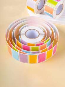 1 Roll Multi-Color Label Stickers, Waterproof Self-Adhesive Labels, Handwritten Name Tags, Index Stickers - Sticker - View 6