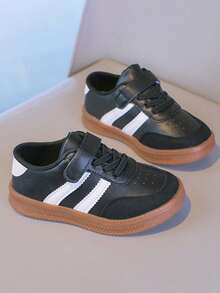 1 Pair Unisex New Breathable Low-Top Sneakers, Soft Sole Non-Slip Casual Trainers, Fashion Versatile Student Running Shoes, Suitable For Spring, Summer, Autumn, Winter - Black - View 6