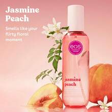 Eos Cashmere Body Mist, Jasmine Peach, Body Spray For Women, Hair Mist, Floral Perfume, Moisturizing, Hyaluronic Acid, Glycerin, Vegan, Cruelty-Free, 6 Fl Oz - 茉莉桃 - 查看 2
