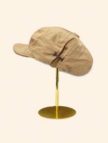 1pc Women's Minimalist Printed Japanese Art Style Hat, Solid Retro Beret, Suitable For Daily Wear And Matching, Ideal Gift, Travel And Vacation - Butterfly - View 1