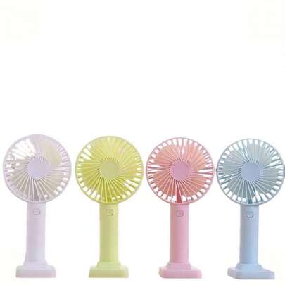 Mini Ventilador Portátil Recarregável USB 3 Velocidades 18650 3.7V 3W 123g 106X210X112mm 4 Cores Disponíveis para Uso Pr