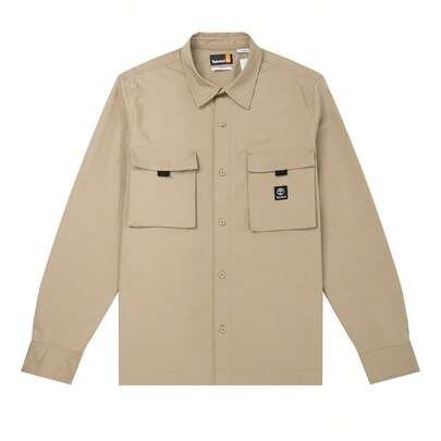 Timberland 男士长袖休闲衬衫，舒适透气，适合日常穿着和旅行，A42XUDH4