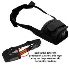 1个狗狗嘴套，防咬防吠防啃咬，允许饮水，宠物用品，宠物止吠器 - 黑色 - 查看 9