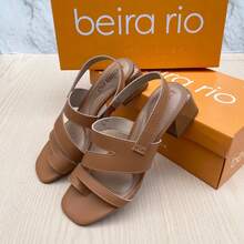 Beira Rio Women's Low Heel Sandal - Màu be - Xem 3