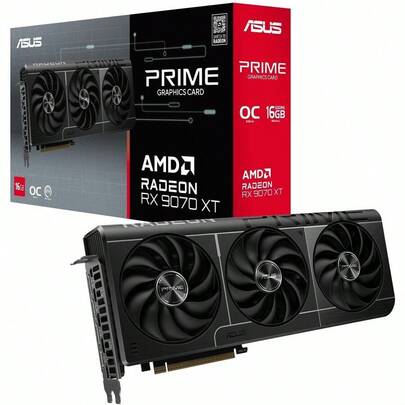 Asus AMD Radeon RX 9070 XT OC Edition 16GB GDDR6 Tarjeta Gráfica PRIMERX9070XTO16G