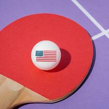 American Pong Balls - 4th Of July, Memorial Day, Independence Day Celebrations, Patriotic Parties USA Stars Stripes Decorated Table Tennis Red White Blue Beer Pong - Red, White & Blue - View 3