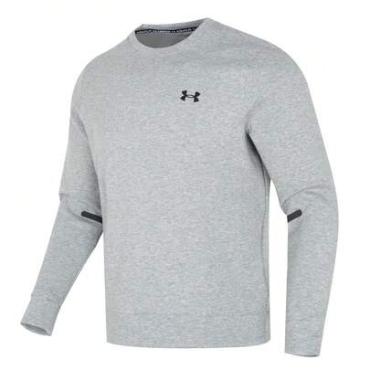 Under Armour Áo nỉ nam UA Unstoppable FLC Crew, kiểu dáng thể thao thoải mái thường ngày 1381688-011