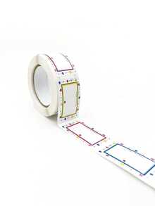 1 Cuộn Hình Dán Viền Sao Trống, Hình Dán Niêm Phong, Nhãn Dán Tự Dính, Đồ Dùng Sổ Lưu Niệm, Văn Phòng Phẩm, Hình Dán Vui Nhộn - nhãn dán - Xem 4